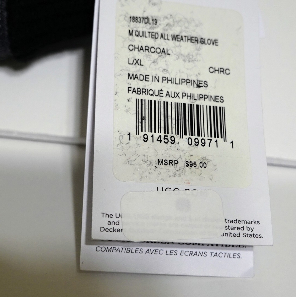 🆕UGG QUILTED ALL WEATHER GLOVES - Picture 5 of 5